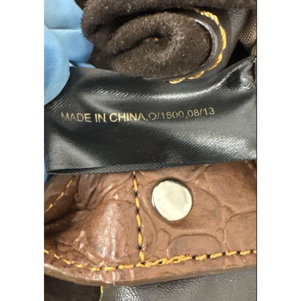 NWT Gun Tote'n Mamas Brown Suede Hobo Bag Concealed Carry Purse NWT - Picture 9 of 9